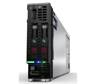 Блейд-сервер HPE ProLiant BL460c Gen10/ 2x Xeon 6140 Gold/ 128 GB/ P204i-bFBWC (1GB/RAID0/1/10/5/6)/ noHDD (2 SFF)/ noODD/ iLOstd/ 2x 20Gb FlexLOM(650FLB) (863447-B21)